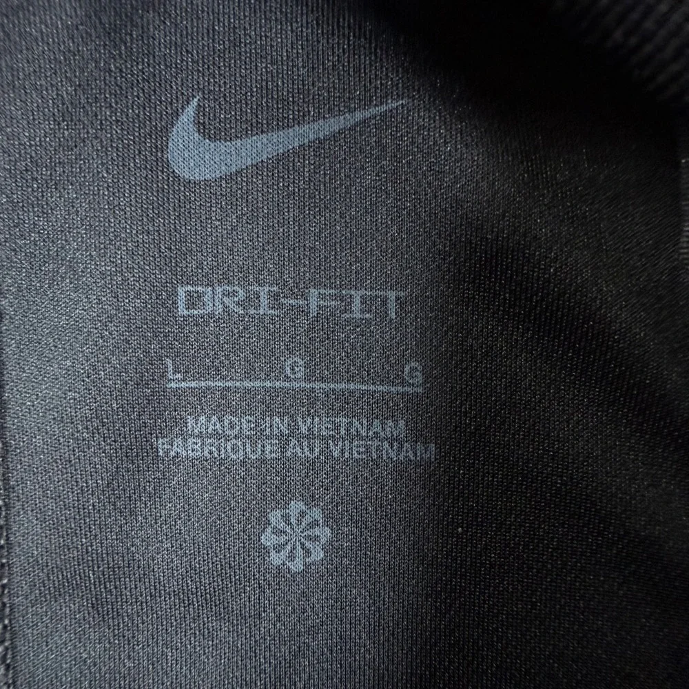 Nike Dri-FIT Victory Golf Polo Men's Large Black White DH0822-010 Performance